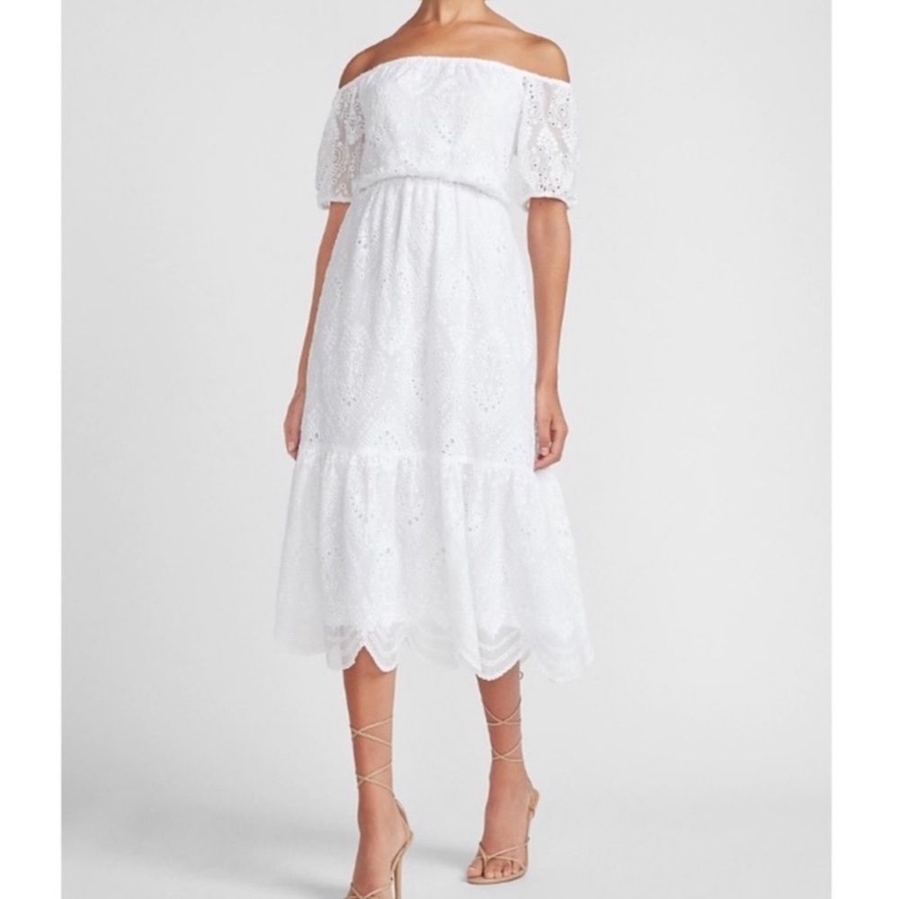 Women’s Express Eyelet Lace Midi Dress Small
